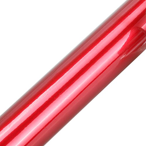 Car High Glossy Wrap Film, 152 x 50cm Air Release Waterproof Vehicle Sticker Decal Sheet for Car Laptop Motor Home Decoration (Red+High Glossy Film)