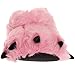Plush Bear Paw Animal Slippers (Pink, X-large)