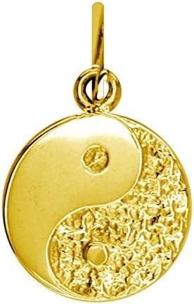 SZIROMini Yin and Yang Charm in 18K Yellow Gold