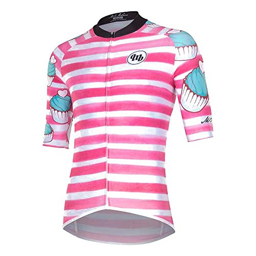 MB Wear Maillot Pastry - XL Maillot Rose/Blanc/Bleu Turquoise FR : XL (Taille Fabricant : XL)