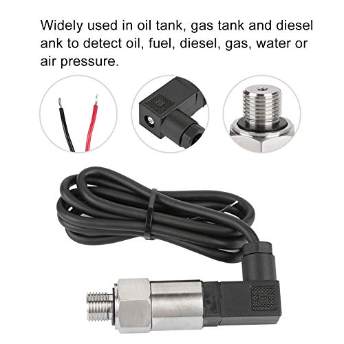Psi Pressure Transducer 4-20mA Output G1/4" Silicon Pressure Transmitter Transducer for Water Gas Oil (0-1MPA) - Thumbnail 6