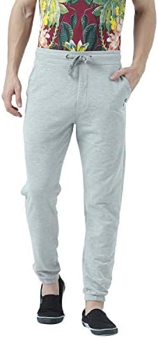 Mickey Mouse Family by Wear Your Mind Men's Slim Fit Joggers (MMFJ016.4_5XL_Grey