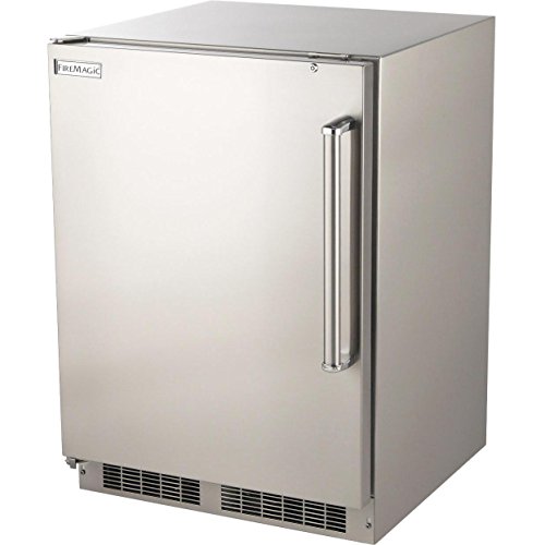 Fire Magic 24-inch 5.1 Cu. Ft. Left Hinge Outdoor Rated Compact Refrigerator - 3589-dl