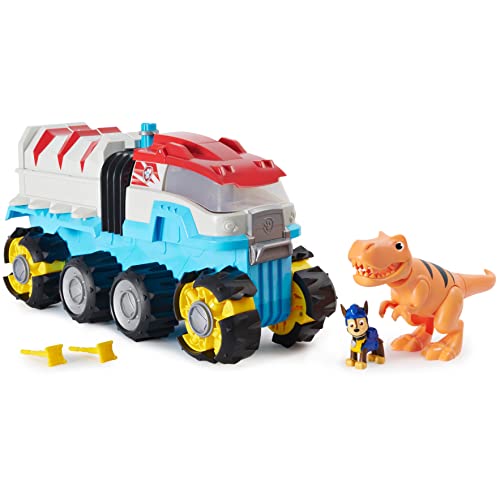 Véhicule Pat' Patrouille Chase + Figurine Dinosaure Mystère - Thème Dino Rescue - Jouet Enfant 3 Ans Et Plus - Sans Piles