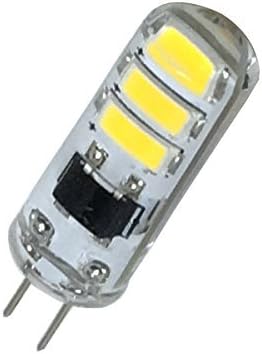 YTJ G4 2W LED Bulb COB G4 Lighting Lamp (Warm White), AC/DC 12V, 210lm 3000K Lighting Angle of 360 Made of Silicon Capsule Bulb­
