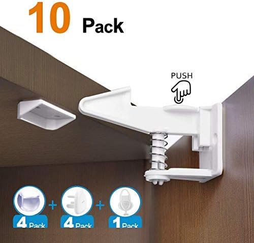 Amazon Com 10pack Newest Kitchen Cabinet Locks Child Safety Baby