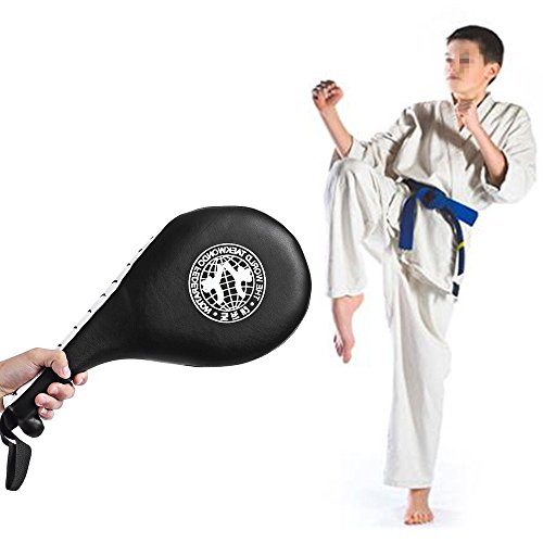 BreaDeep Durable Taekwondo Karate Kickboxing TKD Kicking Pad Practice Kick Target Training -Black - Thumbnail 6