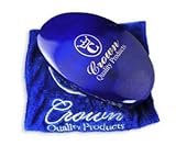 Crown Quality Products 360 Gold Mixed Boar Bristle Caesar Wave Brush Medium