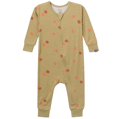 Modern Moments by Gerber Unisex Baby Holiday Tight Fitting Footless Pajamas, Ol…