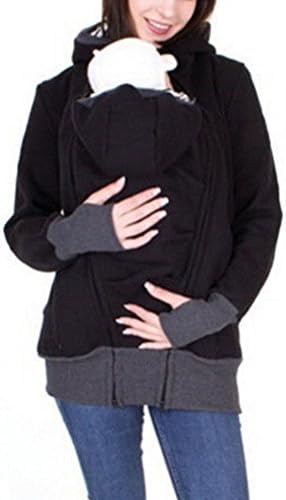 Kangaroo Hoodie Coat for Mom and Baby Maternity Coat Jacket Sweatshirts