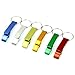 HeroNeo® 5pcs Pocket Key Chain Beer Bottle Opener Claw Bar Small Beverage Keychain Ring