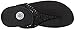 FitFlop Women's Carmel Toe-Post Suede Sandals Dress, Black, 7 M US