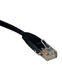 tripp lite Cat5e Cat5 350 Mhz moldeado Cable de conexión RJ45 M M, Negro