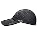 TARTINY UPF50+ Protect Sun Hat Unisex Outdoor Quick dry Collapsible Portable Cap (C-Black)