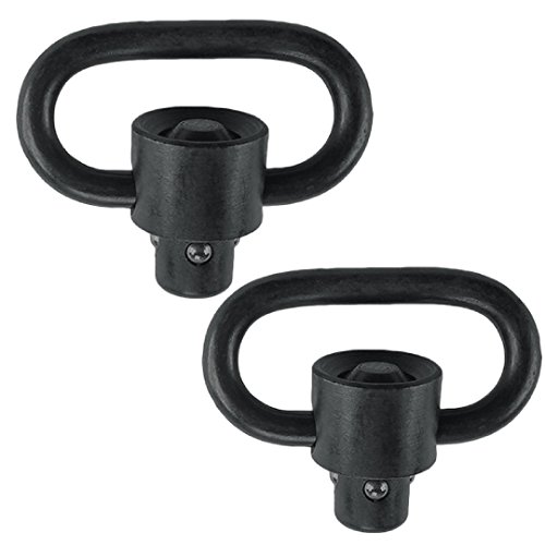 AMRAP TACTICAL Heavy Duty QD Sling Swivels (Pair) 1.25" Wide | Made in The USA