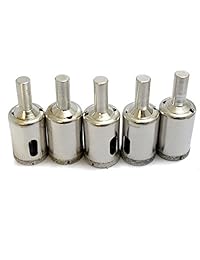 Oudtinx - 5 brocas de diamante, 0.472 pulgadas, 0.591 pulgadas, 0.630 pulgadas, 0.709 pulgadas, 0.748 pulgadas, 0.787 pulgadas, 0.866 pulgadas