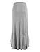 Made By Johnny Women's Asymmetrical High Low Ruffle Hem Long Maxi Skirt