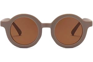 1Pcs Beige Gray Coffee Cute Sunglasses For Women Fashion Accessories Funky Sunglasses Retro Round Frame Eyewear