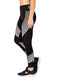 RBX Active Women's Contour Graphic Full Length Running Tights Black S