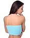 TFB.Love Women's Basic Strapless Seamless Padded Bandeau Solid Color Tube Bra Tops