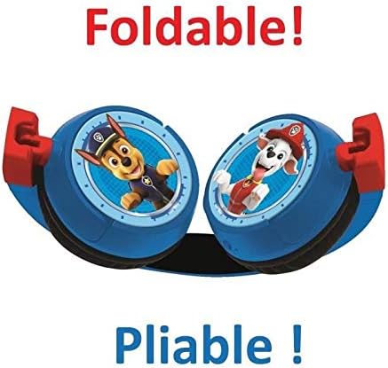 LEXIBOOK, Paw Patrol, 2-in-1 Bluetooth Headphones for Kids stereo Wireless Wired, Kids safe for Boys Girls Foldable - Image 4