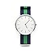 Ritche 22mm Nato Ss Nylon Striped Navy Blue / White，Blue/Green Replacement Watch Strap Band