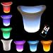 Color Changing LED Ice Bucket (With Remote) Great For Dimly Lit or Night Parties!