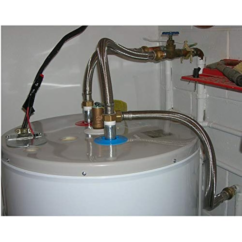 SharkBite U3088FLEX24LFA Flexible Water Heater Connector 3 ...
