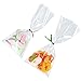 Outus 300 Pack Clear Treat Bags Clear Cello Bags with 320 Pieces Twist Ties 8 Colors for Wedding Cookie Gift Candy Buffet Supply Valentine Chocolates(4 x 9 Inches)
