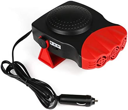 Powerful Fast Heat Car Heater Defroster Defogger Demister 12V 150W Auto Ceramic 30 Seconds Heat with 3 Outlets for Car Vehicle