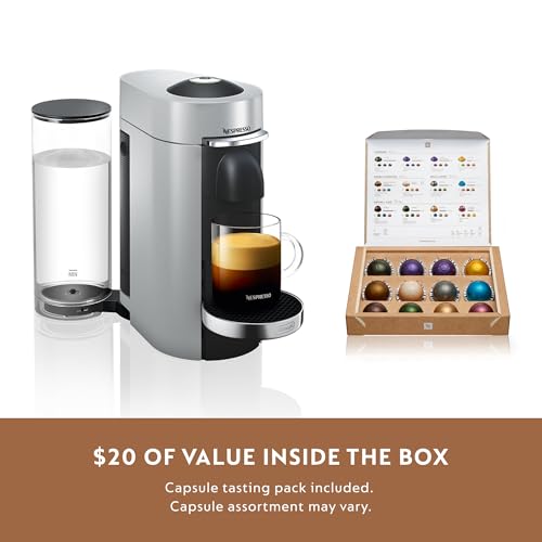 Nespresso Vertuo Plus Deluxe Coffee and Espresso Maker by De