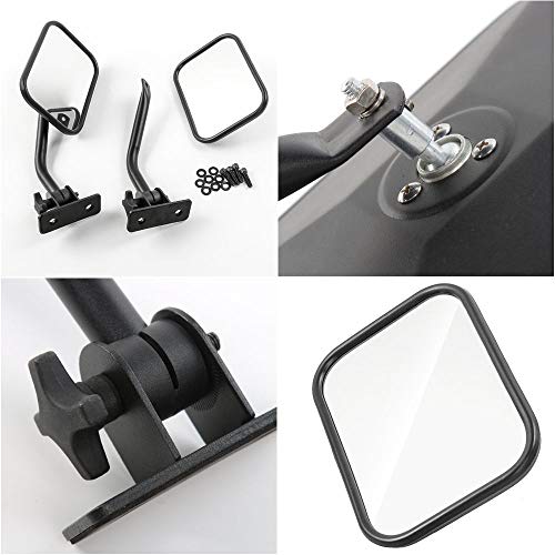 JeCar Door Off Mirrors Rear View Quick Release Mirrors for 19972018