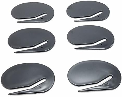 Letter Opener. Envelope Slitter for Opening Mail. 6 Pack Plastic Razor Paper Knife.