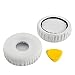 Geekria Replacement Ear Pads Compatible with Beats Solo Wireless (Solo-Bluetooth) (810-00012-00) (810-00012-01) Headphones, Ear Cushions with Video Guide (White)