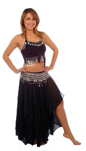 Bellydance Costume Set | Skirt-top & Coin Belt | Revelry