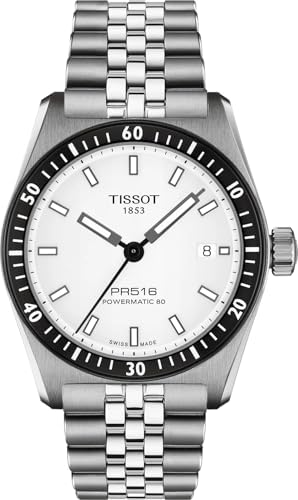Tissot ホワイト クォーツ腕時計 Amazon.com: Tissot PR516 40mm, Swiss Quartz Chronograph Watch for