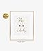 DIGIBUDDHA Pop Fizz Clink Gold Foil Decor Wedding Wall Art Reception Print Champagne Bar Cart Celebration Party Sign Quote Metallic Poster 8 inches x 10 inches B17