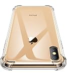 GVIEWIN Crystal Clear iPhone Xs/iPhone X Case, Soft TPU Cover with Shock Absorption Bumper Corners and Transparent Back Slim & Protective Cases for iPhone Xs/iPhone X 5.8"(2018) (Clear)