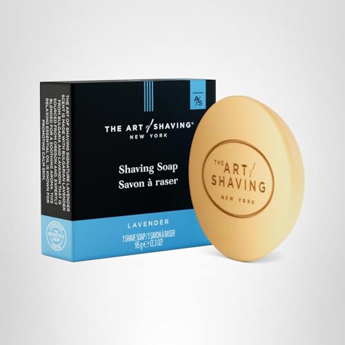 The Art of Shaving Shaving Soap - Shave Soap Refill for Shaving Brush and Shaving Bowl, Protects Against Irritation, Lavender, 3.3 Ounce
