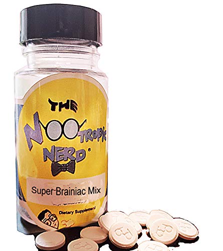 Super Brainiac Mix - 30 Count - Flmodafinil, Idra-21, Unifiram, Choline, Creatine, CoQ-10, Phenylpiracetam, Guarana