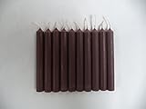 Set of 10 4 Mini Ritual Chime / Spell Candles: Brown by Rainbowrecords239