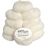 elann Pure Angora Yarn | 10 Ball Bag | Winter White-02