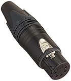 Neutrik NC5FXX-B 5-pin XLR female cable mount connector