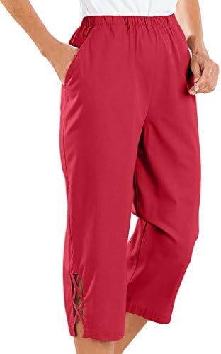 AmeriMark Lattice Hem Capri