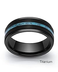LerchPhi Titanium Custom Engrave Rings For Men With