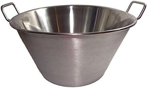 Cazo Stainless Steel Large 16 Heavy Duty Caso Para Carnitas Acero Inoxidable by M.D.S Cuisine Cookwares