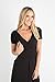 Baby Be Mine Ultra Soft Maternity/Nursing Nightgown Dress, Breastfeeding Nightwear (L 10-12, Black)
