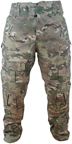 Tactical Pants Knee Pad Pockets - Ripstop Fabric - Camo 40x31