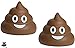 2 Poop Emojis Stress Balls - Nothing a little poo can't make better - One stress ball for each hand