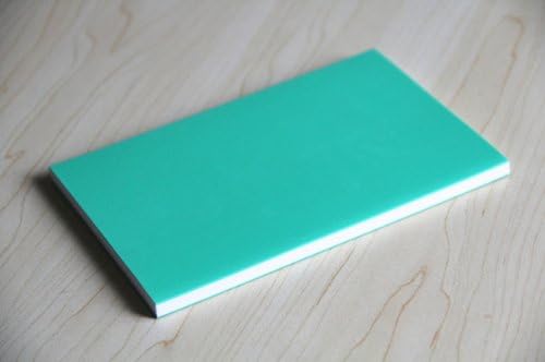10x15cm Sandwich Colour Rubber Carving Blocks DIY Your Own Rubber Stamps (Dark Green Surface White Inside)
